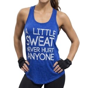 A Little Sweat Never Hurt Anyone Workout Tank